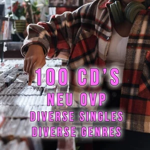 100 x CDs Maxi Singles NEU - Diverse Interpreten - Gemischtes Paket Konvolut - Picture 1 of 1