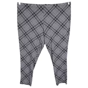 Pantalone Pigiama Cacique Plus Taglia 26W 28W Viola Grigio Stampa Plaid Elastico 843 - Foto 1 di 8