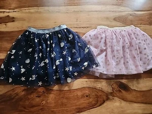 Disney The Little Mermaid Girls Glitter Skirt Skort Size 8 - Picture 1 of 7