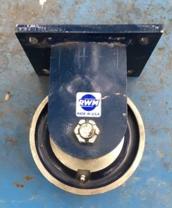 Rueda de acero sin alfiler de alta resistencia RWM 85 0630 S 6"" X 3"" 8,5"" OH 7000 lb - Imagen 1 de 12