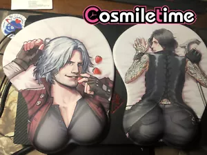 Devil May Cry Nero Virgil Dante Mouse Pad Gioco Tappetino Gioco Riposo Polso Cosplay - Foto 1 di 10