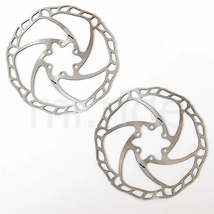 New 2pc 81g 160mm 6 inch rotors, RT34 for MTB DISC BRAKE - Picture 1 of 9