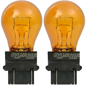 Sylvania Basic 3157A 3157NA 27/8.3W Two Bulbs Front Turn Signal Replacement Fit - Picture 1 of 7