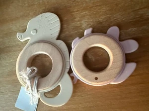 Stephan Baby Ocean Silicone Teethers - Set of 2 - Picture 1 of 3