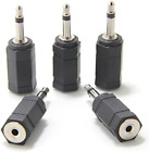 Ancable 5-Pack 3.5Mm Male to 2.5Mm Female TS Mono Audio Adapter