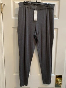 NWT Eileen Fisher Large Ash Lightweight Cozy Tencel Stretch Leggings - Picture 1 of 2
