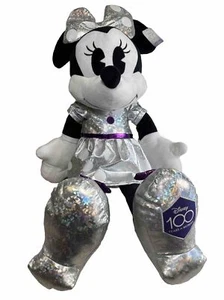 Disney Minnie Mouse 100 Jahre Wunder Jumbo klassisches Plüschtier Stofftier einfach spielen - Bild 1 von 9