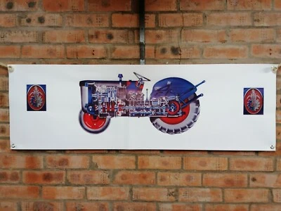 Massey dexta grande pvc WORK SHOP BANNER garaje