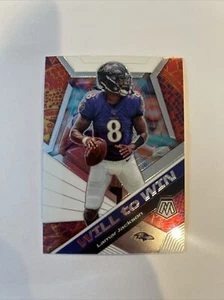 2020 Panini Mosaic Will To WIn Lamar Jackson #WW2 MVP - Bild 1 von 2