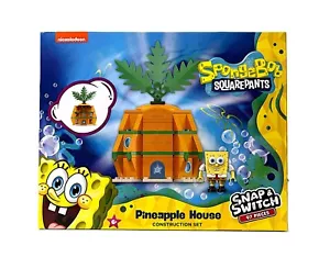 Snap & Switch SpongeBob Squarepants Pineapple House Construction 97 Pieces New - Picture 1 of 2