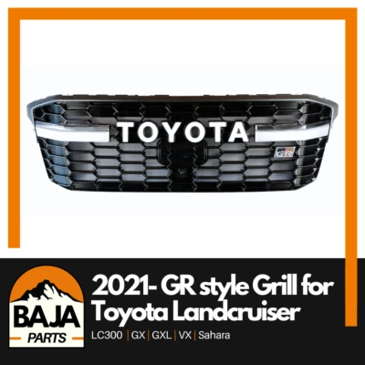 GR Style Front Grill for Toyota Landcruiser LC300 2021- onwards - image 1 of 4