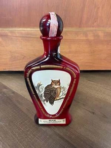 Vintage "Horned Owl" Jim Beam Whiskey Dekanter (1981) - Bild 1 von 2