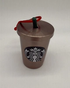 Starbucks 2018 Edelstahl Rosegold Sammlerstück Ornament - Bild 1 von 3