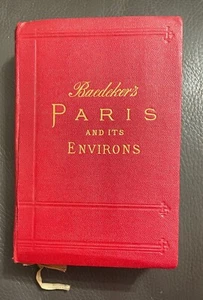 Karl Baedeker Paris and its Environs With Routes From London to Paris 1924 - Picture 1 of 11
