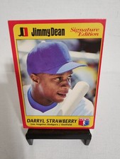 1991 Jimmy Dean Darryl Strawberry    #5 Los Angeles Dodgers