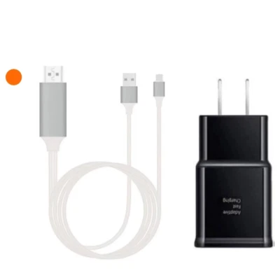 1080P HDMI зеркальный кабель телефона на ТВ HDTV AV адаптер для iPhone 14 13 12 11 8 - Изображение 1 из 4