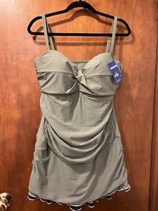 NEW Hilor Women’s Size 18 One Piece Bathing Suit Tummy Control Swimsuit Swim NWT - Picture 1 of 10