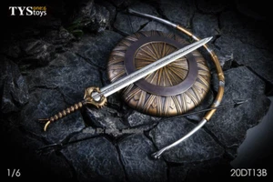 1/6 TYSTOYS Wonder Woman Sword Shield Bow Weapon Fit 12" Action Figure Toys - Picture 1 of 3