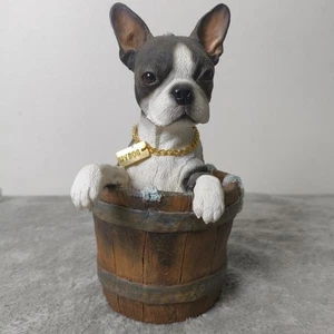 Große Boston Terrier Hund Figur von Conversation Concepts Eimerbad - Bild 1 von 14