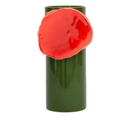 Vaso de disco de cerâmica Vitra verde Ronan & Erwan Bouroullec 2020 esgotado - Novo  - Imagem 1 de 4