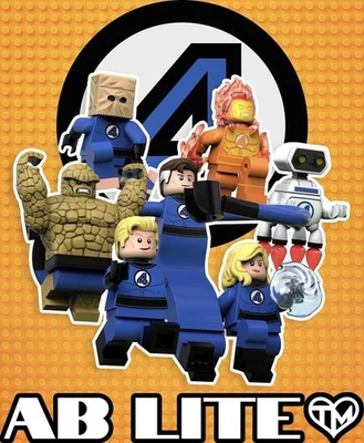 Abnormal x Tracy Fantastic Four Custom  Minifigures brand new IN HAND 🔥 - Image 1 of 2