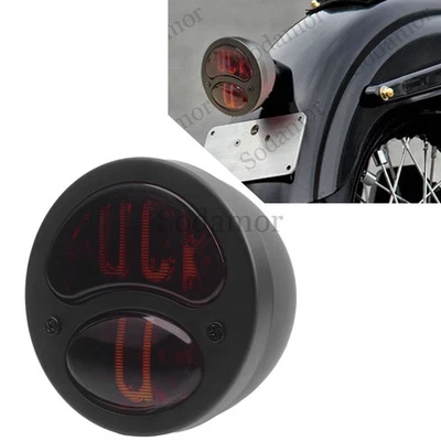 Luz trasera roja para parada de freno retro 12V modelo personalizado base Ford A/AA 1928-31 Foto 1 de 4