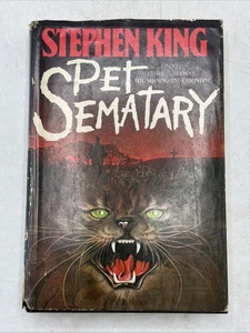 Stephen King - Pet Sematary - 1st Ed - 1983 - Hardcover - Dust Jacket - BCE - Imagen 1 de 20