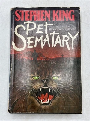 Stephen King - Pet Sematary - 1st Ed - 1983 - Hardcover - Dust Jacket - BCE - Image 1 of 4
