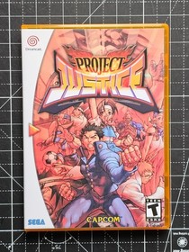Dreamcast Project Justice You Choose Custom Case - NO Game or Manual