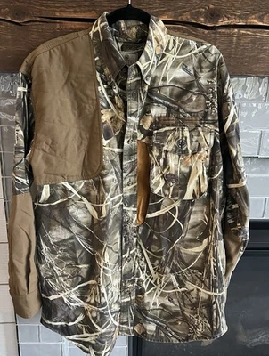 Camisa Beretta Vintage Camuflaje Acolchada Manga Larga Mediana Ventilada Caza Hombre’s Foto 1 de 4