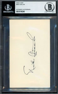 Mike Cuellar Beckett BAS Signed 3x5 Index Card Autograph - Picture 1 of 2