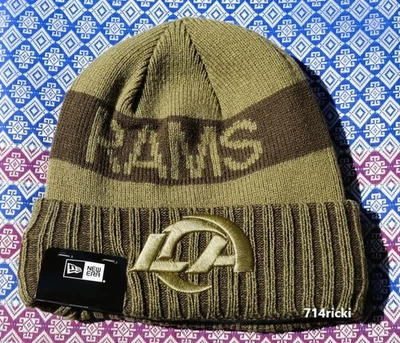 Sombrero gorro tejido con puños New Era NFL Salute to Service Los Angeles Rams 2025 Foto 1 de 3