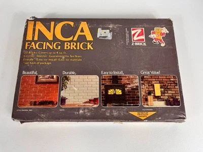 Z-Brick Inca Facing Brick 20 Bricks Covers Over 4 Sq Ft Box Red - Image 1 of 4