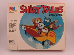 DE COLECCIÓN SHIRT TALES Juego de Cartas Años 80 Dibujos Animados Milton Bradley Juego de Mesa 1982 Completo - Imagen 1 de 21