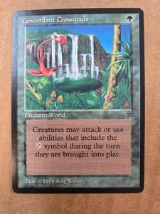 MTG Magic The Gathering NM Legends CONCORDANT CROSSROADS - Picture 1 of 2