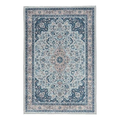 Linon Eclipse Macon Woven Polyester 2'2"x3'2" Rug in Blue - Image 1 of 4