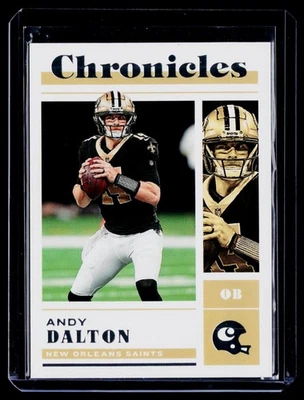2022 Panini Chronicles #27 Andy Dalton Holo Pink - Image 1 of 2