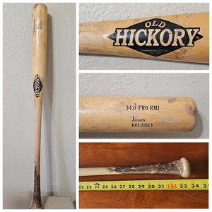 Alter Hickory Baseballschläger 34.0 Pro RM1 Maple Jason Delaney Tennessee Made In USA - Bild 1 von 19