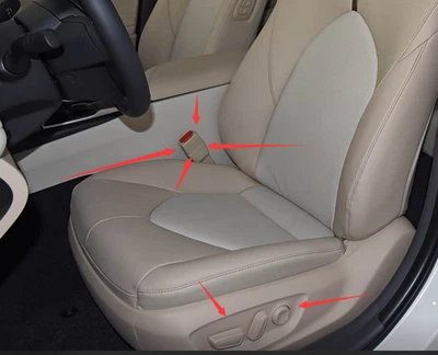 73230-06760-E0 Toyota Camry 2018-2024 cinturón de seguridad del conductor hebilla asiento eléctrico beige Foto 1 de 2