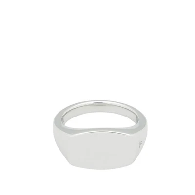 Мужское кольцо-печатка TOM WOOD Michael из чистого серебра с родиевым покрытием размер 58 рекомендуемая розничная цена 180 - Изображение 1 из 4