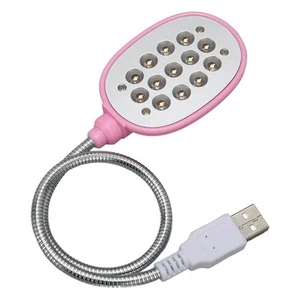 USB Gooseneck Light Bright Eye Prote-ction 360° Flexible Lamp USB LED Light F CB - Afbeelding 1 van 24