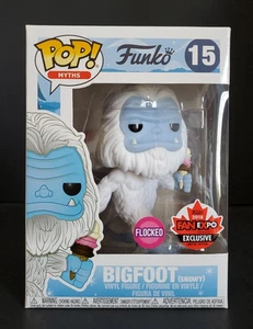 Funko Pop! Myths Bigfoot (Snowy) Flocked 2018 Fan Expo exclusivo de Canadá #15 - Imagen 1 de 9