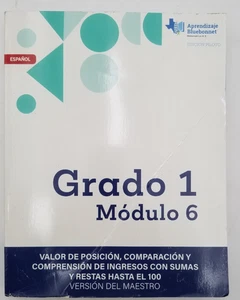 Version del maestro Matematicas K-5 Grado 1 Modulo 6-9798894649191 - Picture 1 of 3