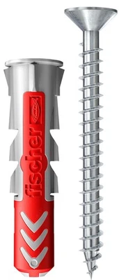 TASSELLI FISCHER 6X30 DUOPOWER S UNIVERSALE CON VITE CONFEZIONE 100 PZ - Immagine 1 di 4