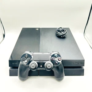 CONSOLE SONY PS4 FAT 💎 PLAYSTATION 4 FIRMWARE 10.01 + PAD CAVO TESTATA OTTIMA🎁 - Picture 1 of 8