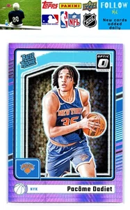 2024-25 Donruss Optic #264 Pacome Dadiet Hyper Pink - Picture 1 of 2