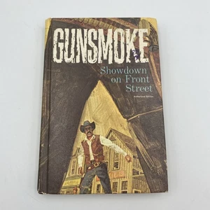 Vintage Gunsmoke: Showdown on Front Street Authorized Edition 1969 HC Whitman - Picture 1 of 6