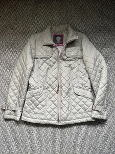 Chaqueta para mujer VINCE CAMUTO, talla mediana, gris, acolchada, diamante, acolchada, (48) - Imagen 1 de 7