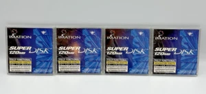 Imation SuperDisk 120MB (Set of 4) LS-120 New Sealed NOS - Afbeelding 1 van 4