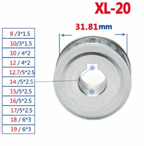 XL-20T Flat Timing Polea Wheel Keyway para ancho 11mm Belt Reprap 3D Printer CNC - Imagen 1 de 4